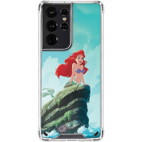 Disney The Little Mermaid Ariel Part of Your World Galaxy S21 Ultra 5G Clear Case