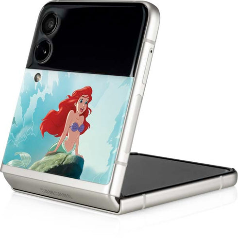Disney The Little Mermaid Ariel Part of Your World Galaxy Z Flip3 5G Skin