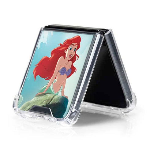 Disney The Little Mermaid Ariel Part of Your World Galaxy Z Flip5 5G Clear Case