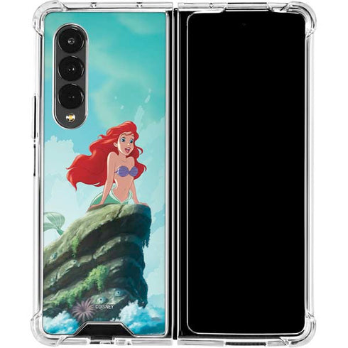 Disney The Little Mermaid Ariel Part of Your World Galaxy Z Fold4 5G Clear Case