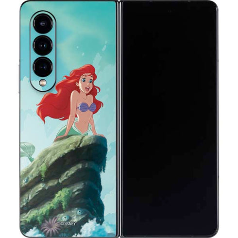 Disney The Little Mermaid Ariel Part of Your World Galaxy Z Fold4 5G Skin