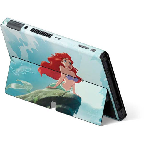 Disney The Little Mermaid Ariel Part of Your World Nintendo Switch OLED (2021) Skin
