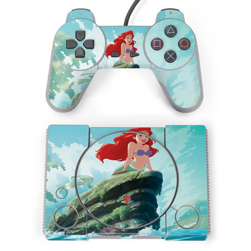 Disney The Little Mermaid Ariel Part of Your World PlayStation Classic Bundle Skin