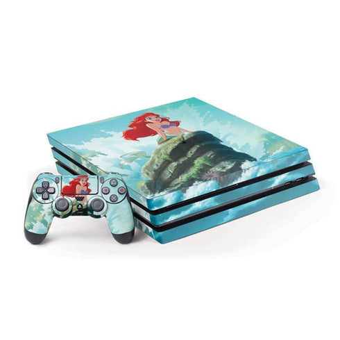 Disney The Little Mermaid Ariel Part of Your World PS4 Pro Bundle Skin