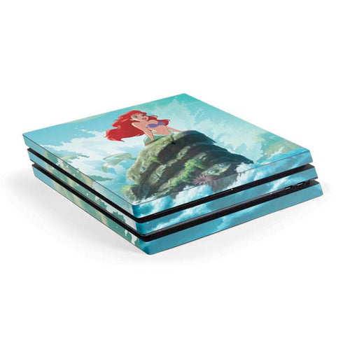 Disney The Little Mermaid Ariel Part of Your World PS4 Pro Console Skin