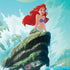 Disney The Little Mermaid Ariel Part of Your World PS4 Pro/Slim Controller Skin