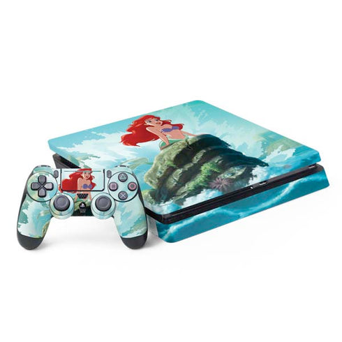 Disney The Little Mermaid Ariel Part of Your World PS4 Slim Bundle Skin
