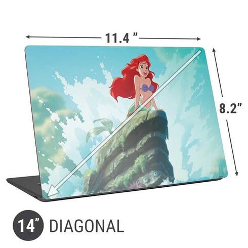 Disney The Little Mermaid Ariel Part of Your World Universal Laptop 14in (11.4 x 8.2in) Skin