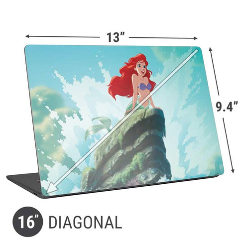 Disney The Little Mermaid Ariel Part of Your World Universal Laptop 16in (13 x 9.4in) Skin