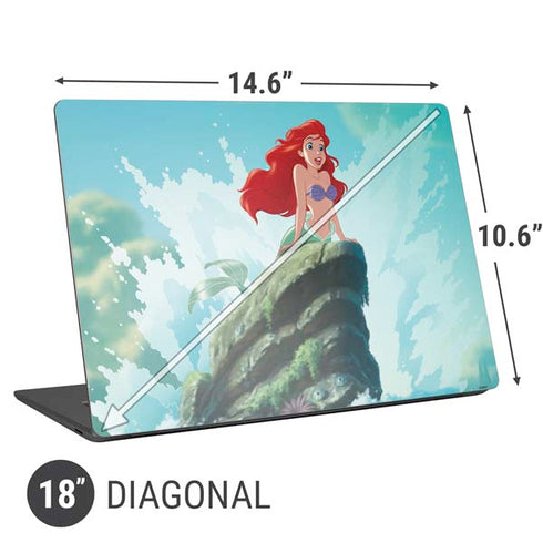Disney The Little Mermaid Ariel Part of Your World Universal Laptop 18in (14.6 x 10.6in) Skin