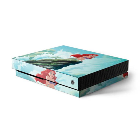 Disney The Little Mermaid Ariel Part of Your World Xbox One X Console Skin