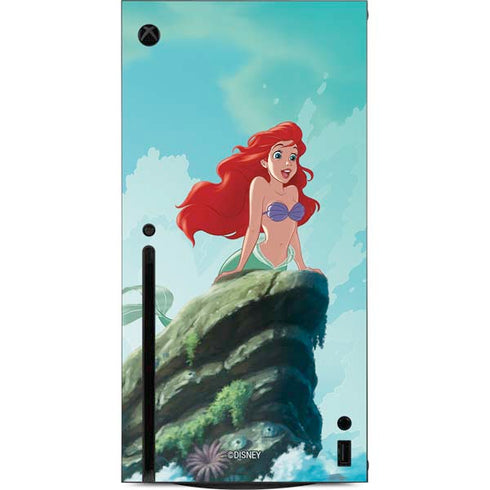 Disney The Little Mermaid Ariel Part of Your World Xbox Series X Console Skin