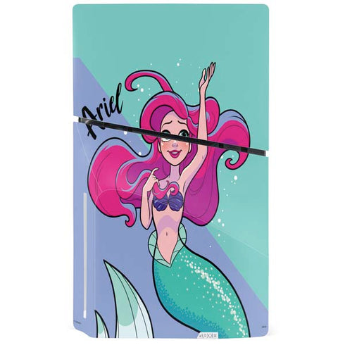 Disney Ariel PS5 Slim Disk Bundle Skin