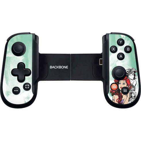 Disney Princess Ariel Sketch Art Backbone One for iPhone Game Controller Skin
