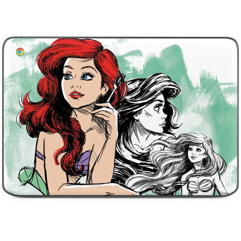 Disney Princess Ariel Sketch Art HP Chromebook Skin