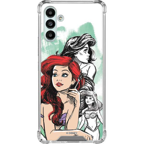 Disney Princess Ariel Sketch Art Galaxy A13 5G Clear Case