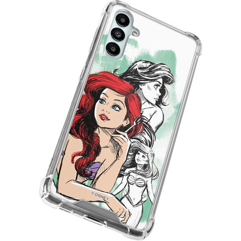 Disney Princess Ariel Sketch Art Galaxy A14 5G Clear Case
