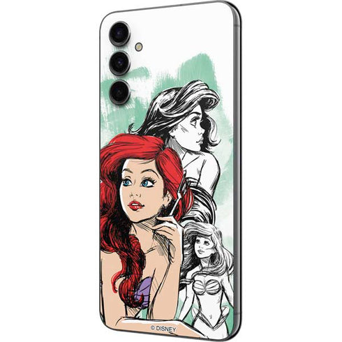 Disney Princess Ariel Sketch Art Galaxy A14 5G Skin