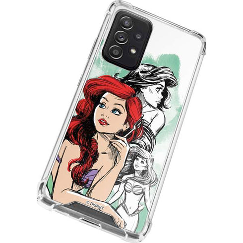 Disney Princess Ariel Sketch Art Galaxy A52 5G Clear Case