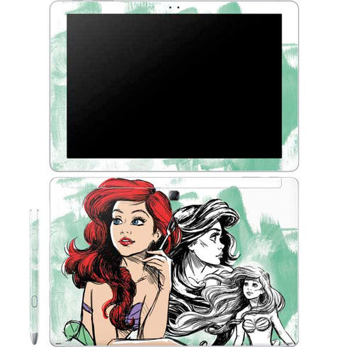 Disney Princess Ariel Sketch Art Galaxy Book 12in Skin