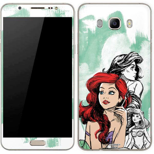 Disney Princess Ariel Sketch Art Galaxy J7 Skin