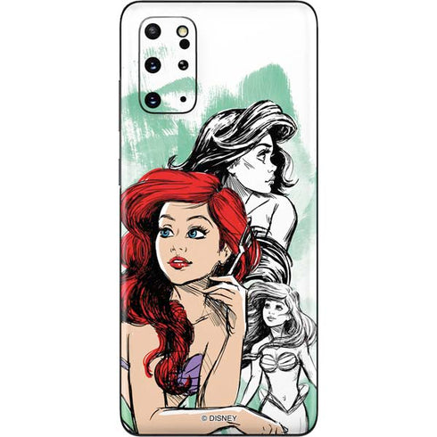Disney Princess Ariel Sketch Art Galaxy S20 Plus Skin