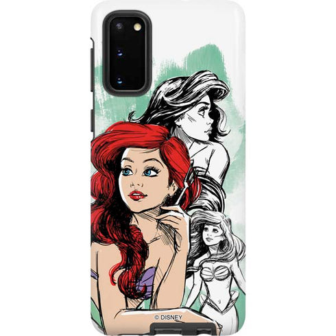 Disney Princess Ariel Sketch Art Galaxy S20 Pro Case