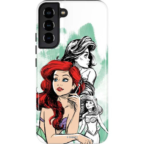 Disney Princess Ariel Sketch Art Galaxy S22 Plus Pro Case