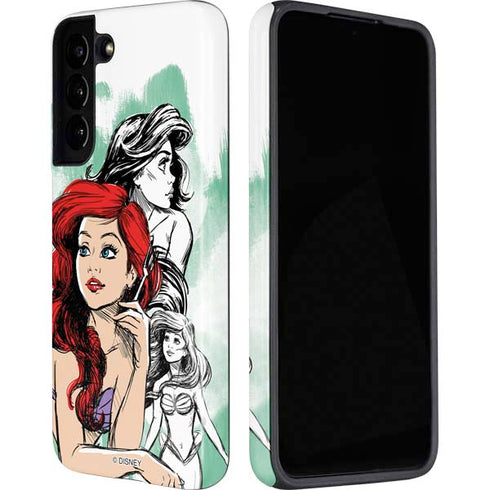 Disney Princess Ariel Sketch Art Galaxy S22 Plus Pro Case
