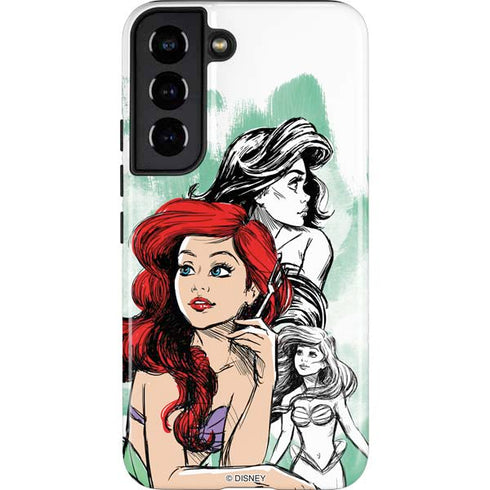 Disney Princess Ariel Sketch Art Galaxy S22 Pro Case
