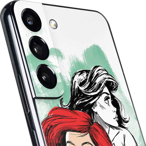 Disney Princess Ariel Sketch Art Galaxy S22 Skin