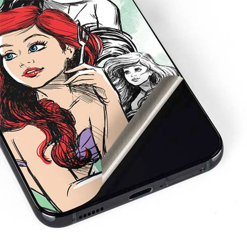 Disney Princess Ariel Sketch Art Galaxy S22 Skin