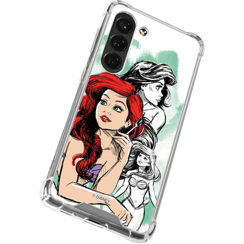 Disney Princess Ariel Sketch Art Galaxy S23 Clear Case
