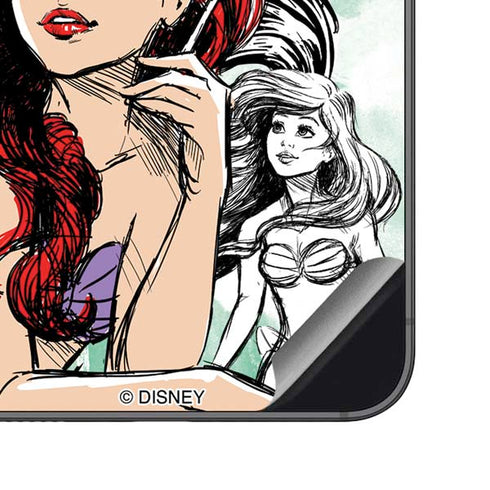 Disney Princess Ariel Sketch Art Galaxy S23 FE Skin