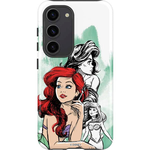 Disney Princess Ariel Sketch Art Galaxy S23 Pro Case