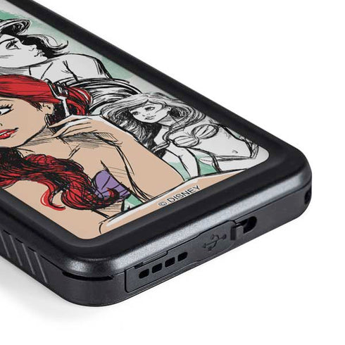 Disney Princess Ariel Sketch Art Galaxy S23 Waterproof Case