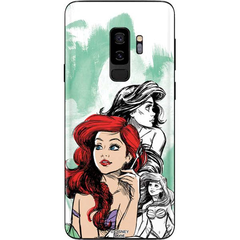 Disney Princess Ariel Sketch Art Galaxy S9 Plus Skin