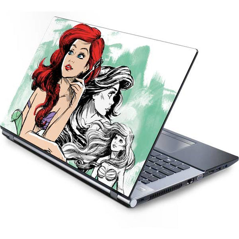 Disney Princess Ariel Sketch Art Generic Laptop Skin