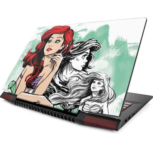 Disney Princess Ariel Sketch Art Lenovo IdeaPad Skin