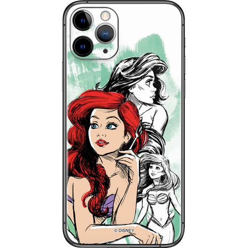Disney Princess Ariel Sketch Art iPhone 11 Pro Skin
