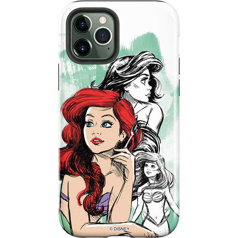 Disney Princess Ariel Sketch Art iPhone 12 Pro Impact Case