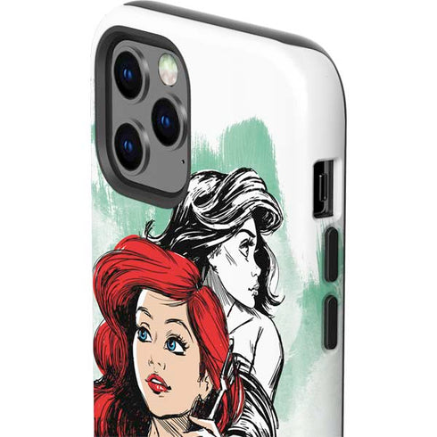 Disney Princess Ariel Sketch Art iPhone 12 Pro Impact Case