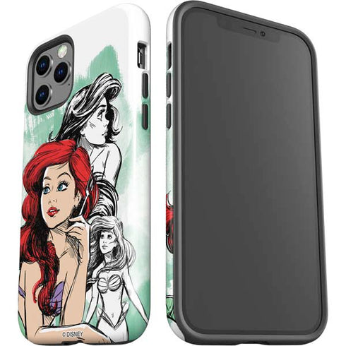 Disney Princess Ariel Sketch Art iPhone 12 Pro Impact Case