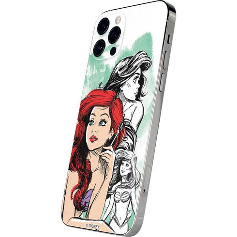 Disney Princess Ariel Sketch Art iPhone 12 Pro Max Skin