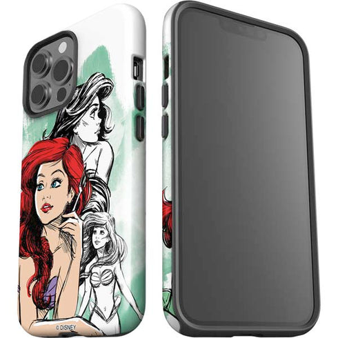 Disney Princess Ariel Sketch Art iPhone 13 Pro Max Impact Case
