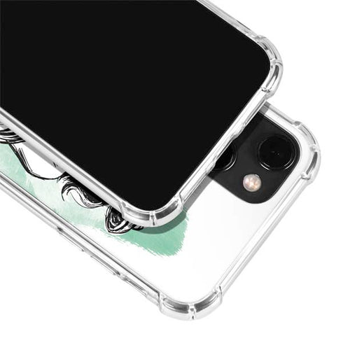 Disney Princess Ariel Sketch Art iPhone 14 Plus Clear Case