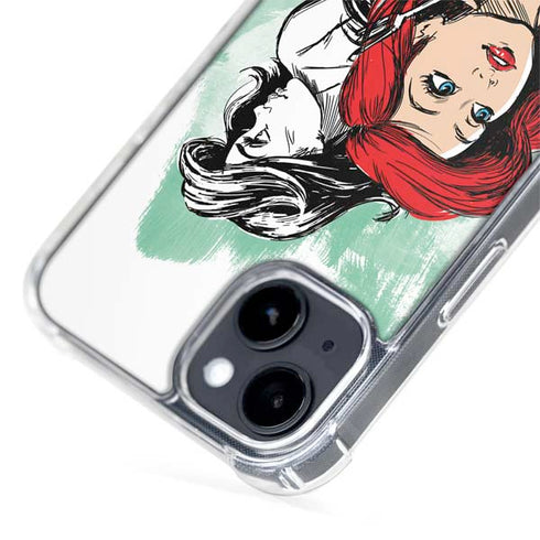 Disney Princess Ariel Sketch Art iPhone 15 Plus MagSafe Case