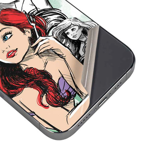 Disney Princess Ariel Sketch Art iPhone 14 Pro Max Skin