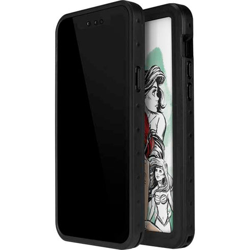Disney Princess Ariel Sketch Art iPhone 14 Pro Max Waterproof Case