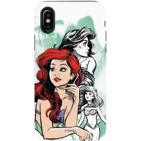 Disney Princess Ariel Sketch Art iPhone X Pro Case